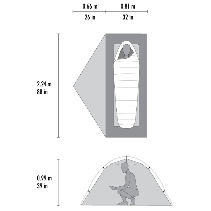 MSR MSR Hubba Hubba LT Tent Sandstone 1P