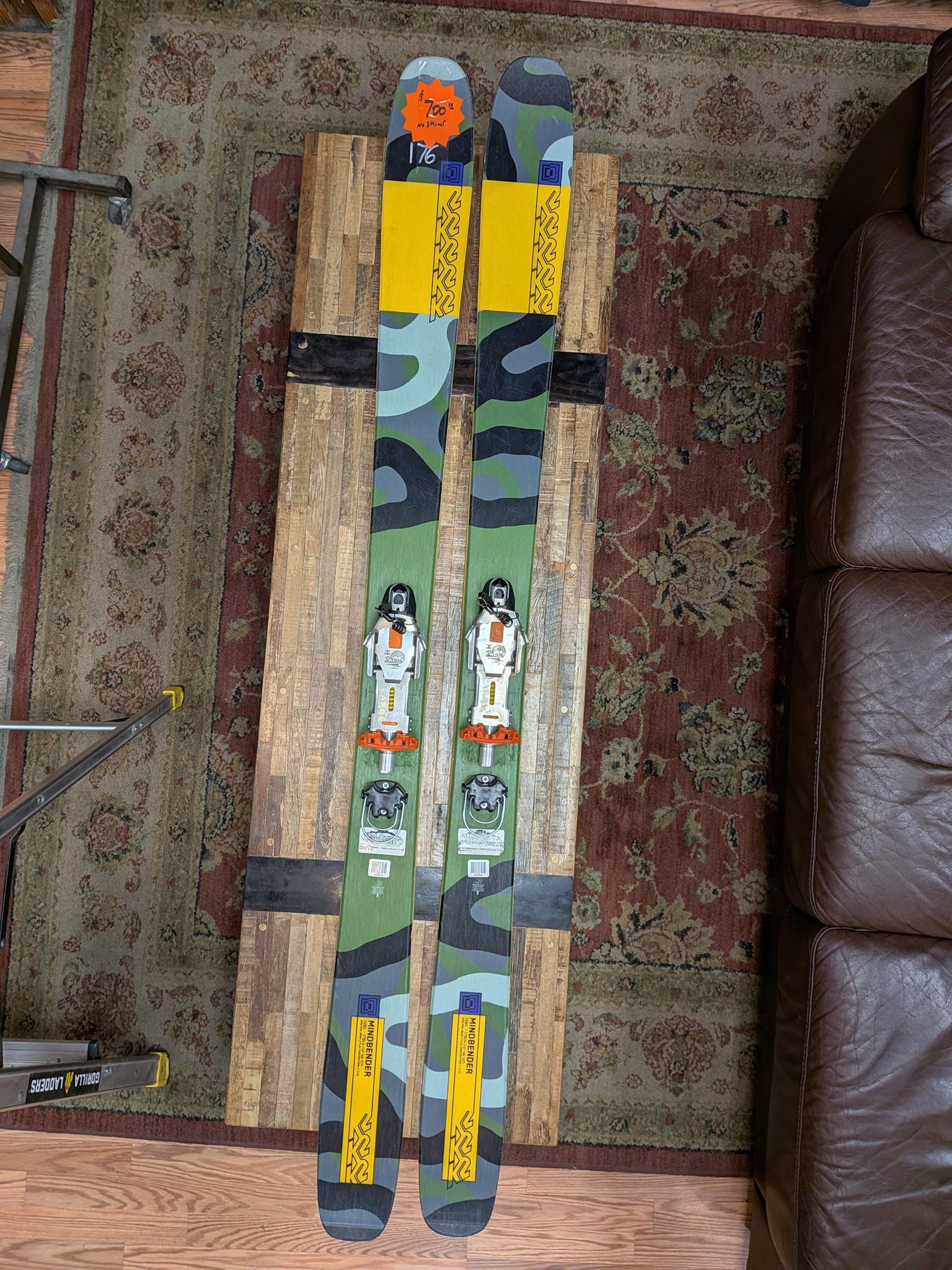 Blizzard USED K2 Mindbender 106C 176CM 22Designs Outlaw X No Skins