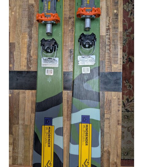 USED K2 Mindbender 106C 176CM ski + telemark binding | The