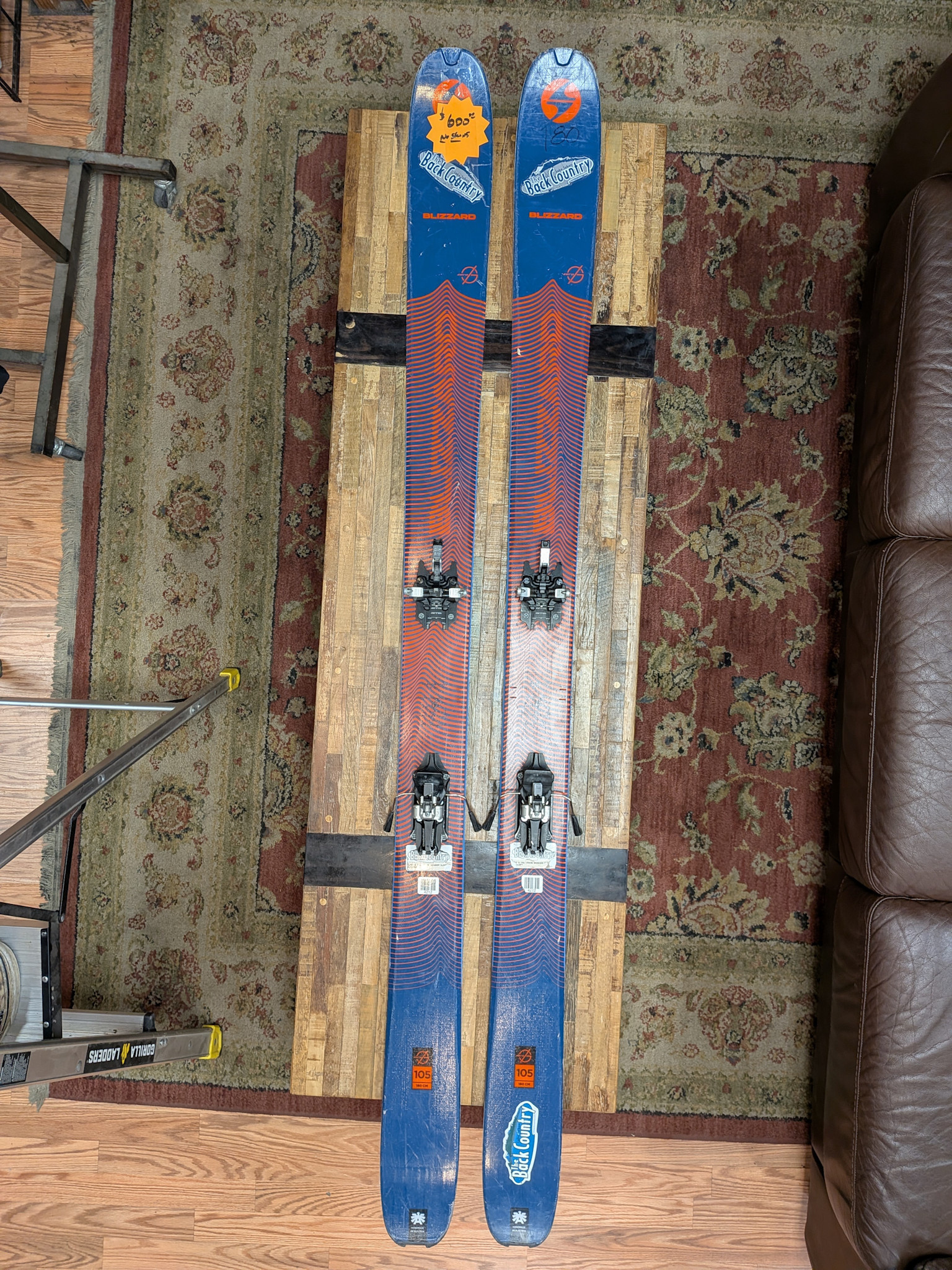 Blizzard USED Blizzard Zero G 105 180cm ATK Bindings no skins