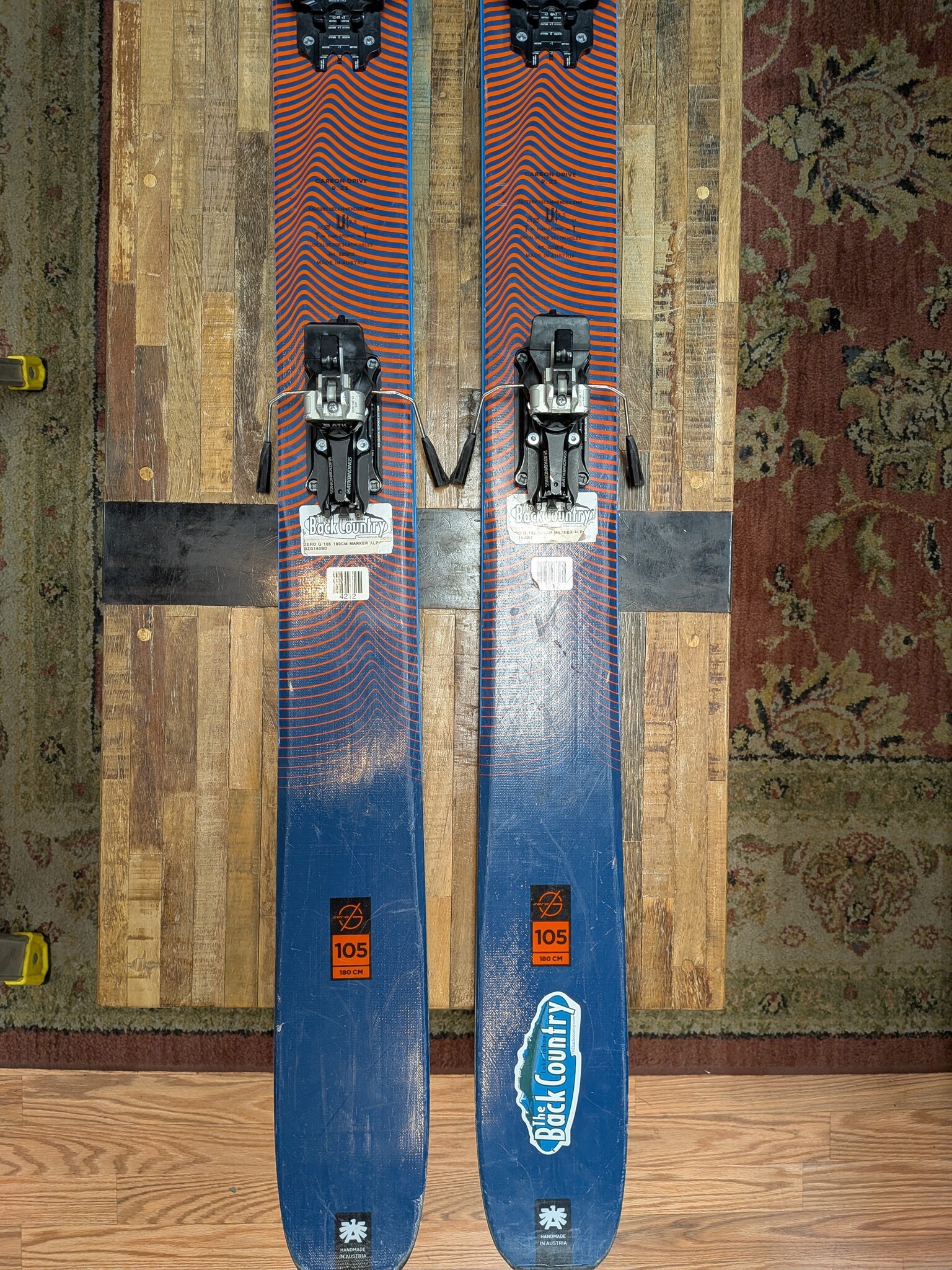 Blizzard USED Blizzard Zero G 105 180cm ATK Bindings no skins