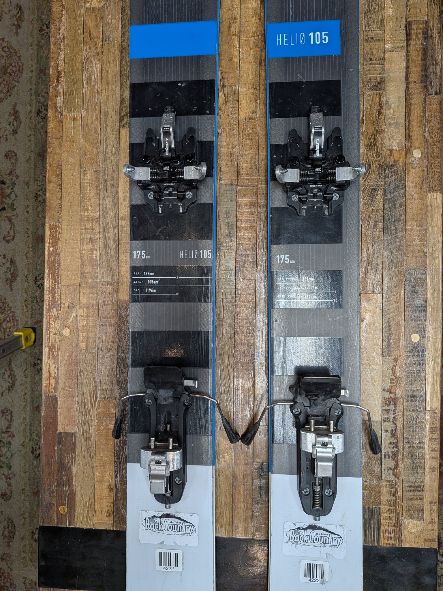 Black Diamond DEMO Black Diamond Helio 105 175cm ATK Bindings