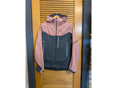 Dynafit Used - Dynafit Radical W's Soft Shell Ski Jacket Moka Rosa/Blueberry Medium