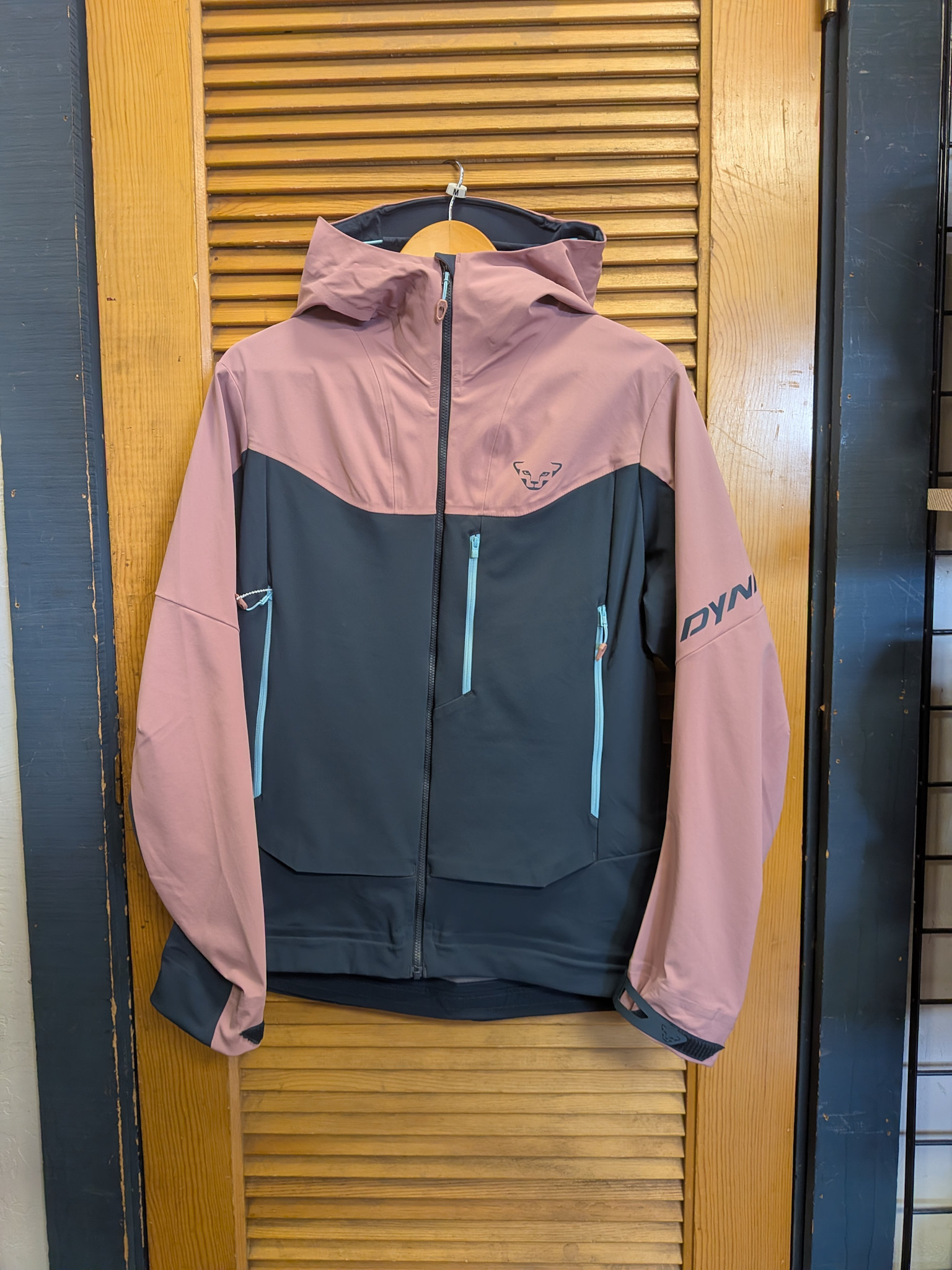 Dynafit Used - Dynafit Radical W's Soft Shell Ski Jacket Moka Rosa/Blueberry Medium