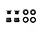 Wolf Tooth Components Wolf Tooth 1x Chainring Bolt Set of 4- 6mm Dual Hex Fittings