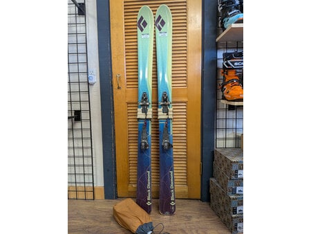 Used - Black Diamond Starlet 156cm AT Skis Dynafit Bindings Skins and Crampons