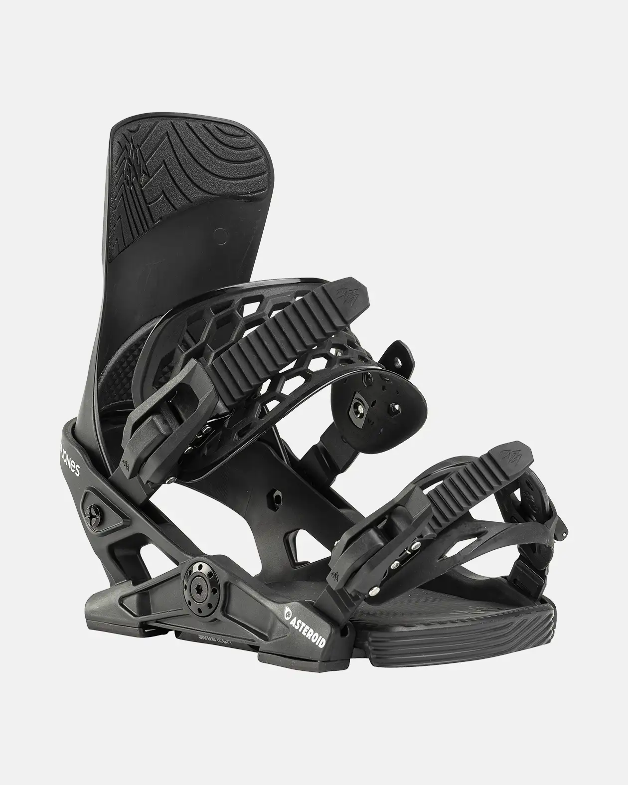 Jones Jones Youth Asteroid Snowboard Bindings Eclipse Black Small