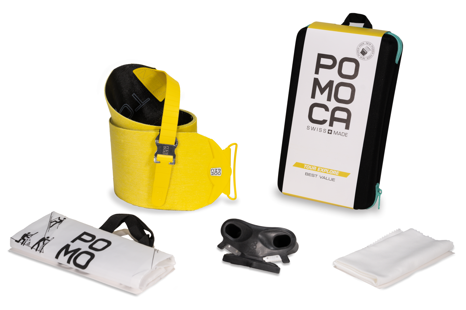 Pomoca Pomoca Tour Explore Ski Skins R2C 120mm Yellow