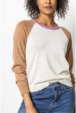 Lilla P Colorblocked Raglan Sweater