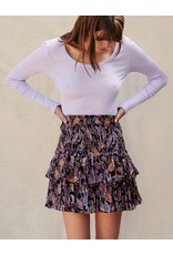 Sundry Paisley Ruffle Skirt