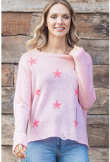 Wooden Ships Distressed Star Sweater
