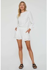 Another Love Nia Eyelet Embroidery Detailed Shorts