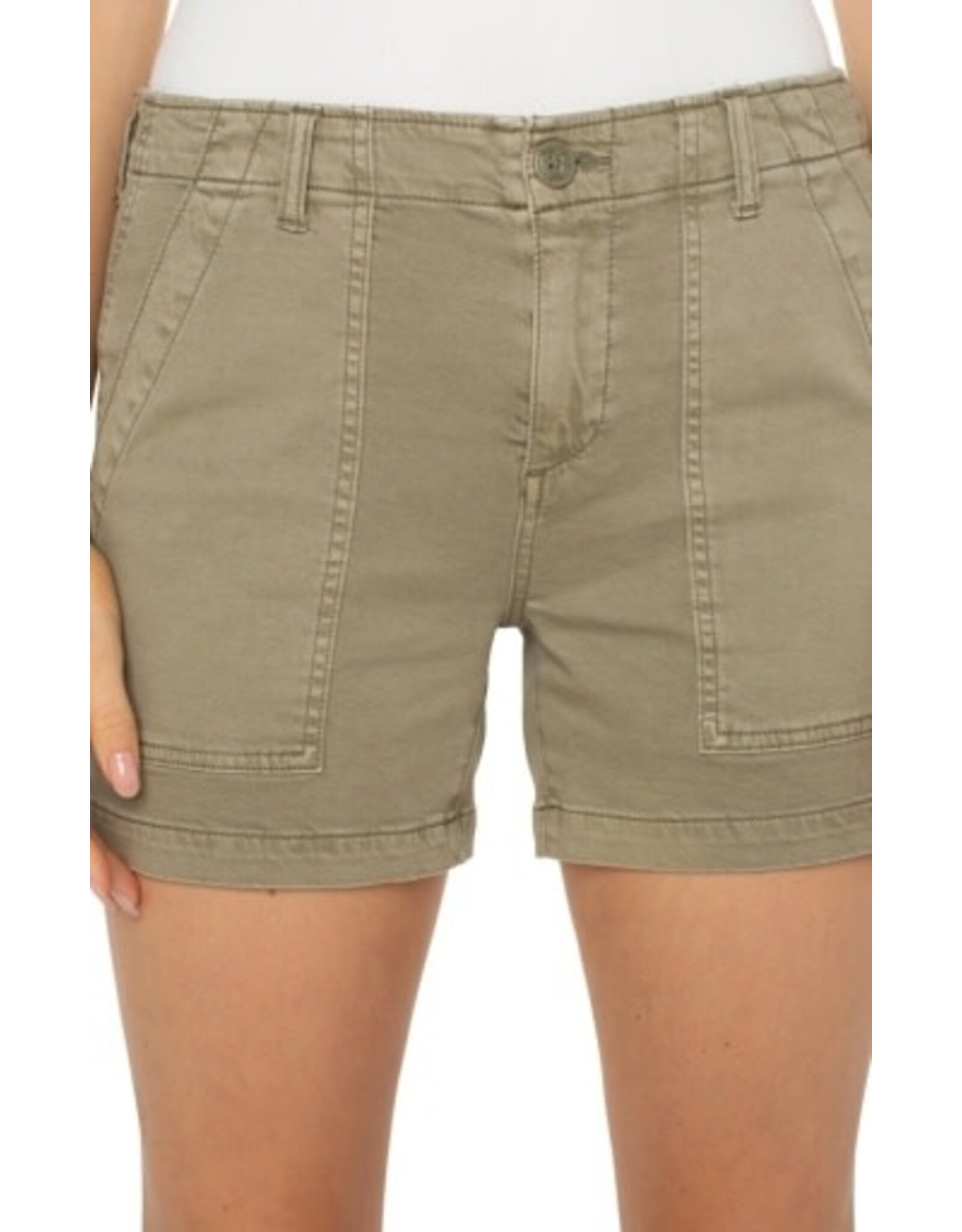 Liverpool Los Angeles Utility Short with Flap Pockets