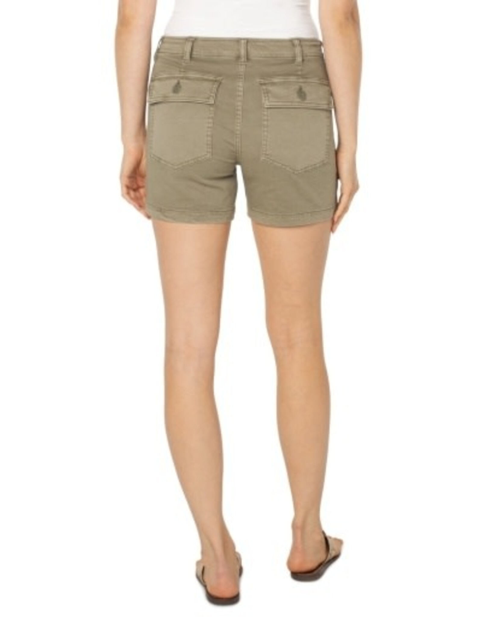 Liverpool Los Angeles Utility Short with Flap Pockets