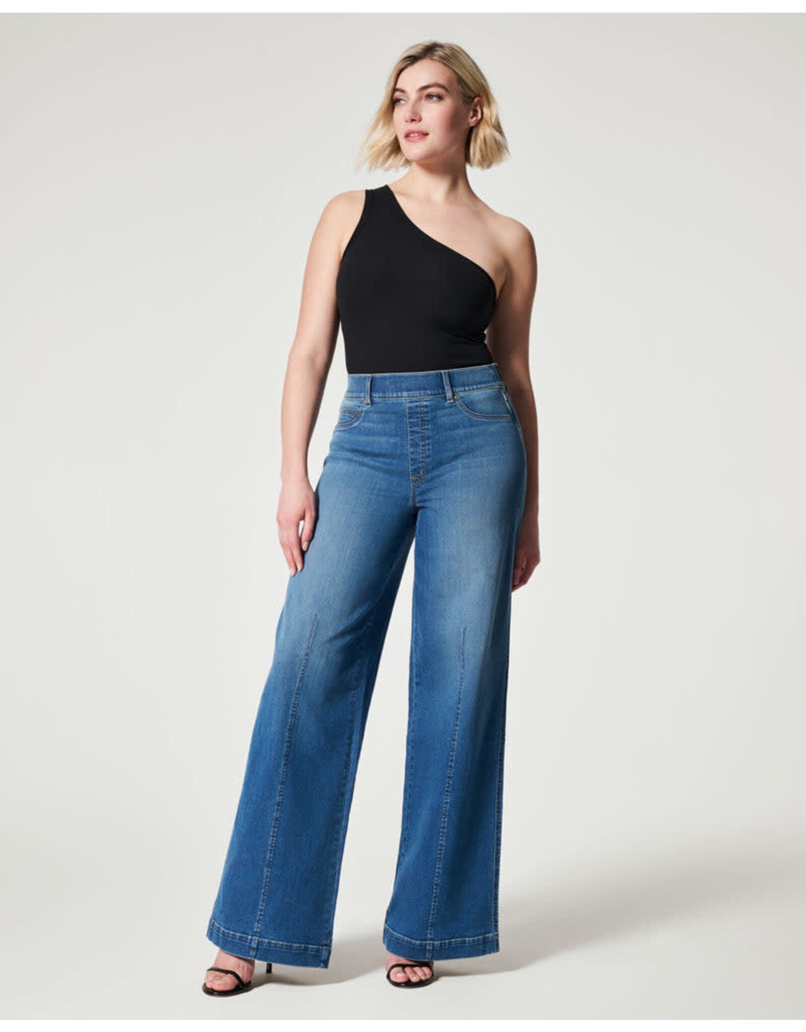 Spanx Seamed Front Wide Leg