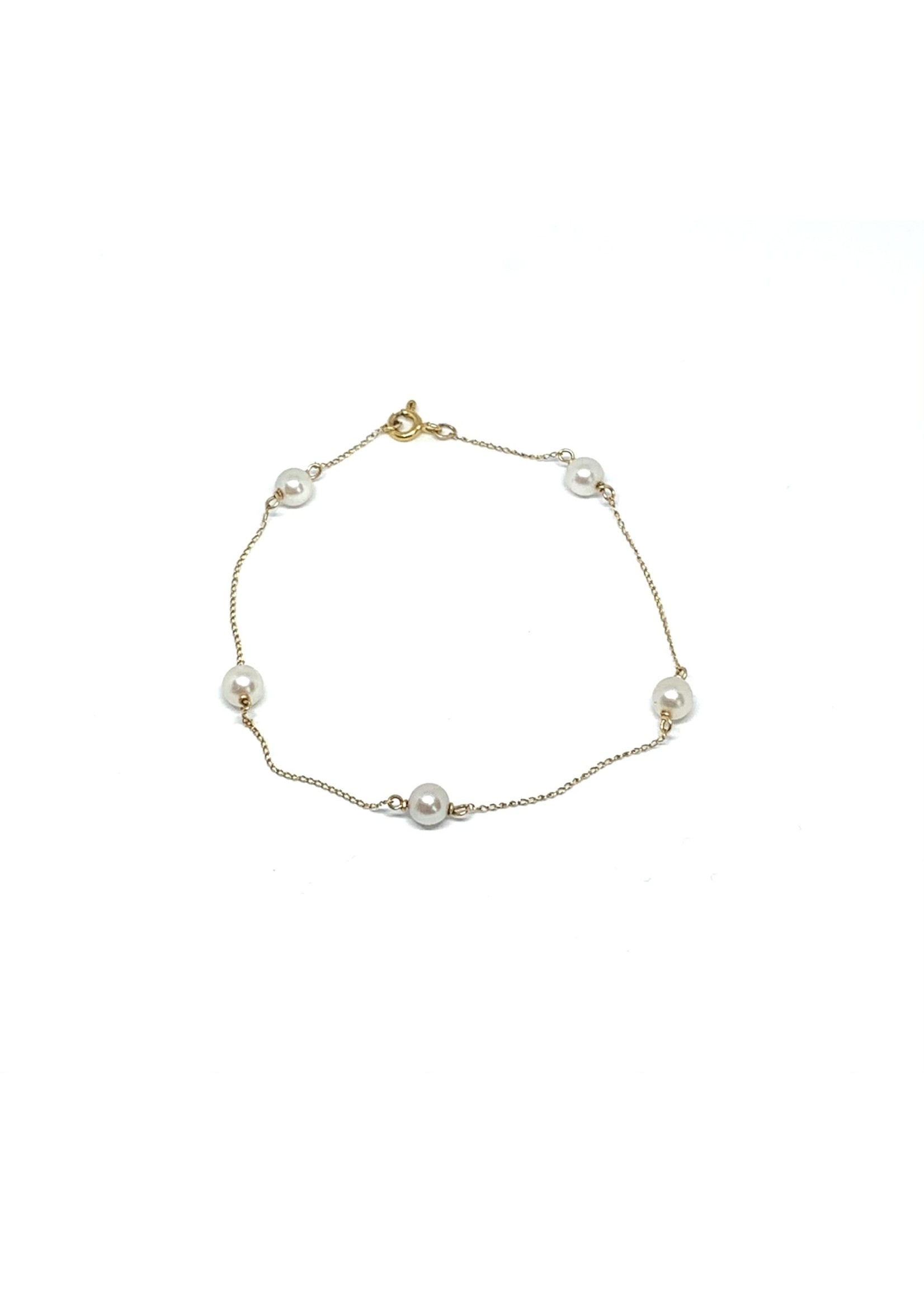 Bracelet de cheville avec perles I Bracelet de cheville avec perles d/'eau douce véritables I Bracelet de cheville pour femmes