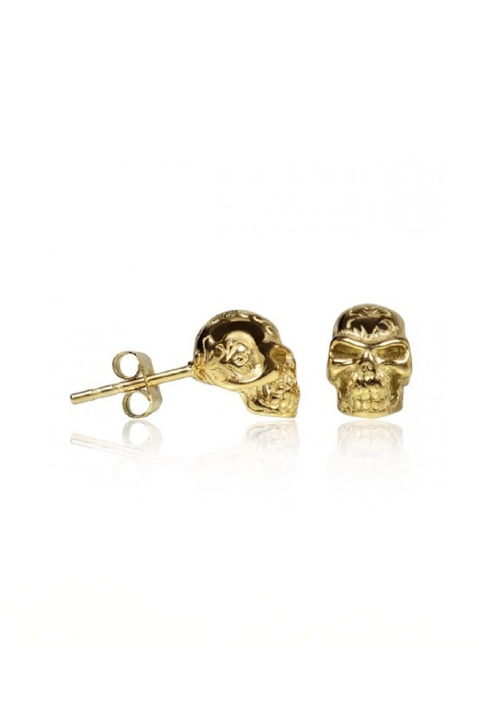 PARÉ Boucles d'oreilles Stud Steel Tête de mort