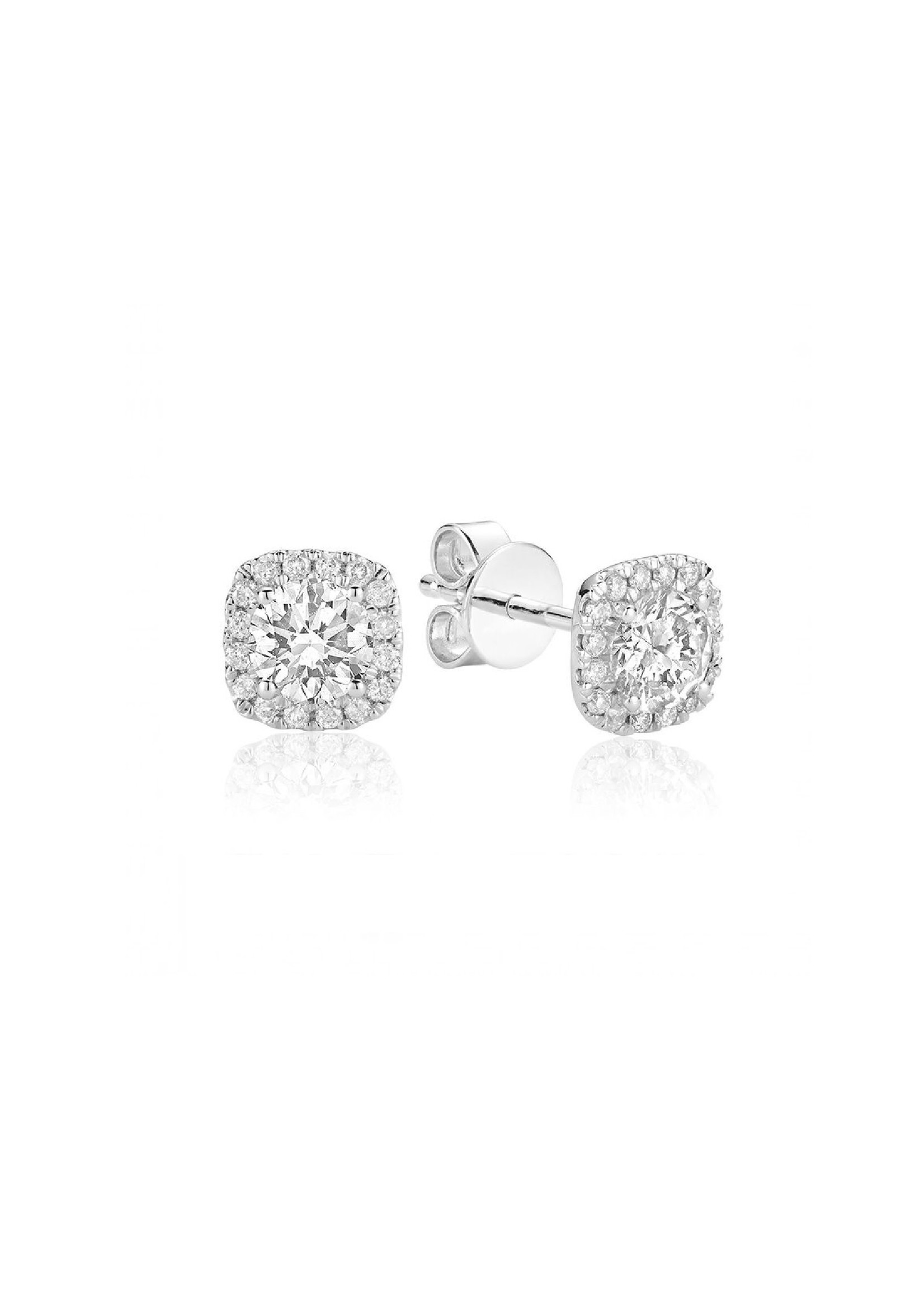 PARÉ Boucles d'oreilles Stud Or 14K avec Diamants