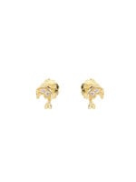 PARÉ Boucles d'oreilles pour enfants Dauphin en Or 10K