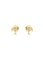 PARÉ Boucles d'oreilles Stud Dauphin Or 10K