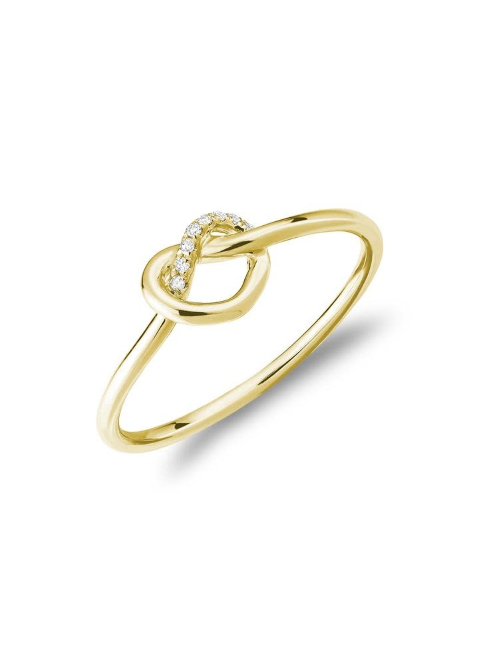 LokÜs Bague noeud Or 10k avec diamants
