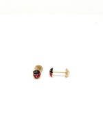 PARÉ Boucles d'oreilles stud coccinelles Or 10K