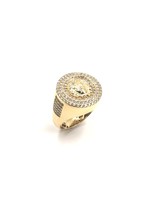 Bague homme  chevalière Versace Or 10K