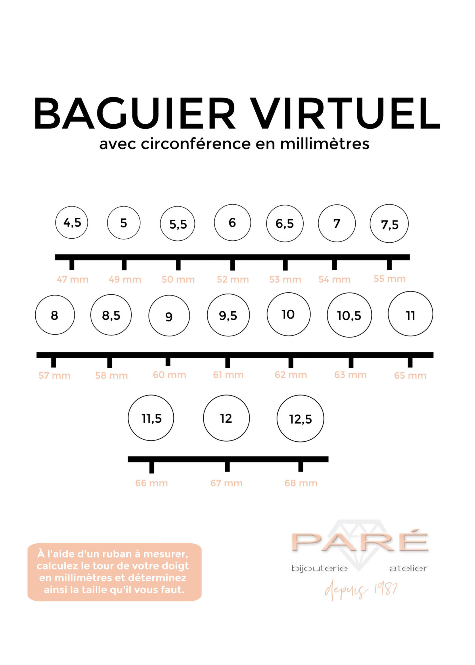 PARÉ Bague signe infini Versace Or 10K