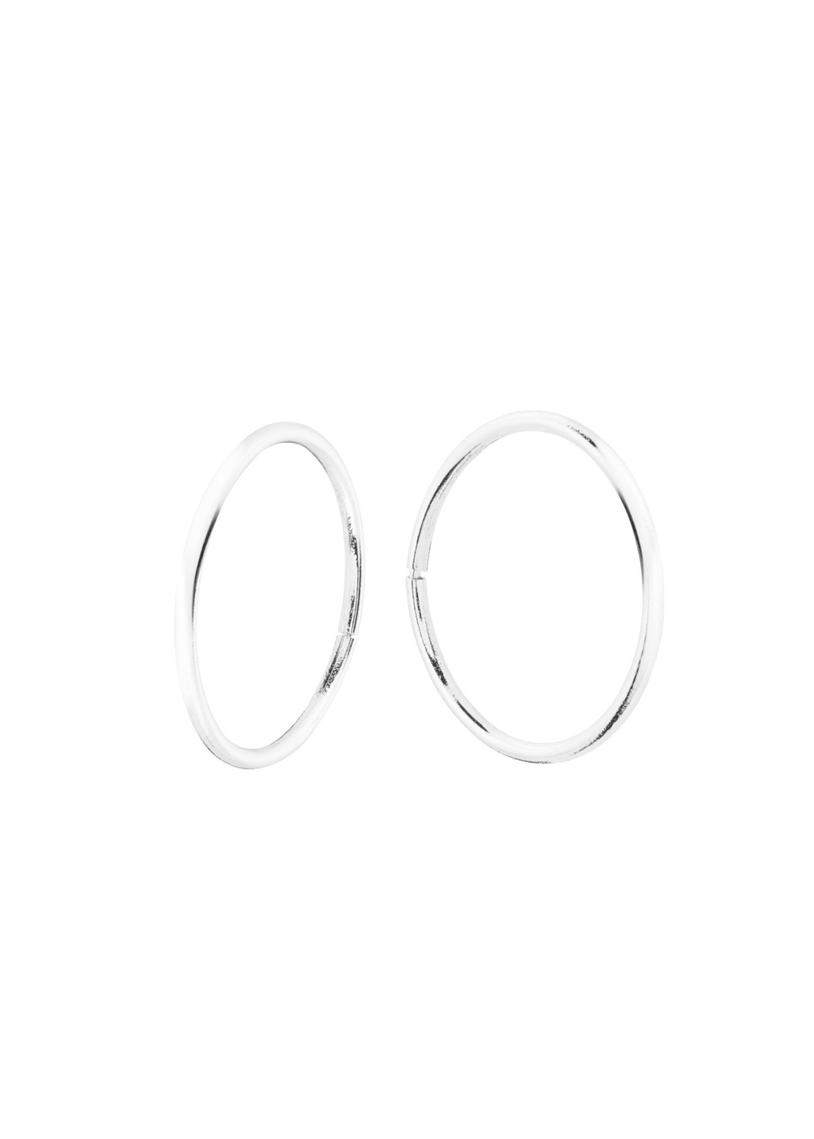 PARÉ Boucles d'oreilles dormeuses anneaux pour femme ou enfant en Or 10K