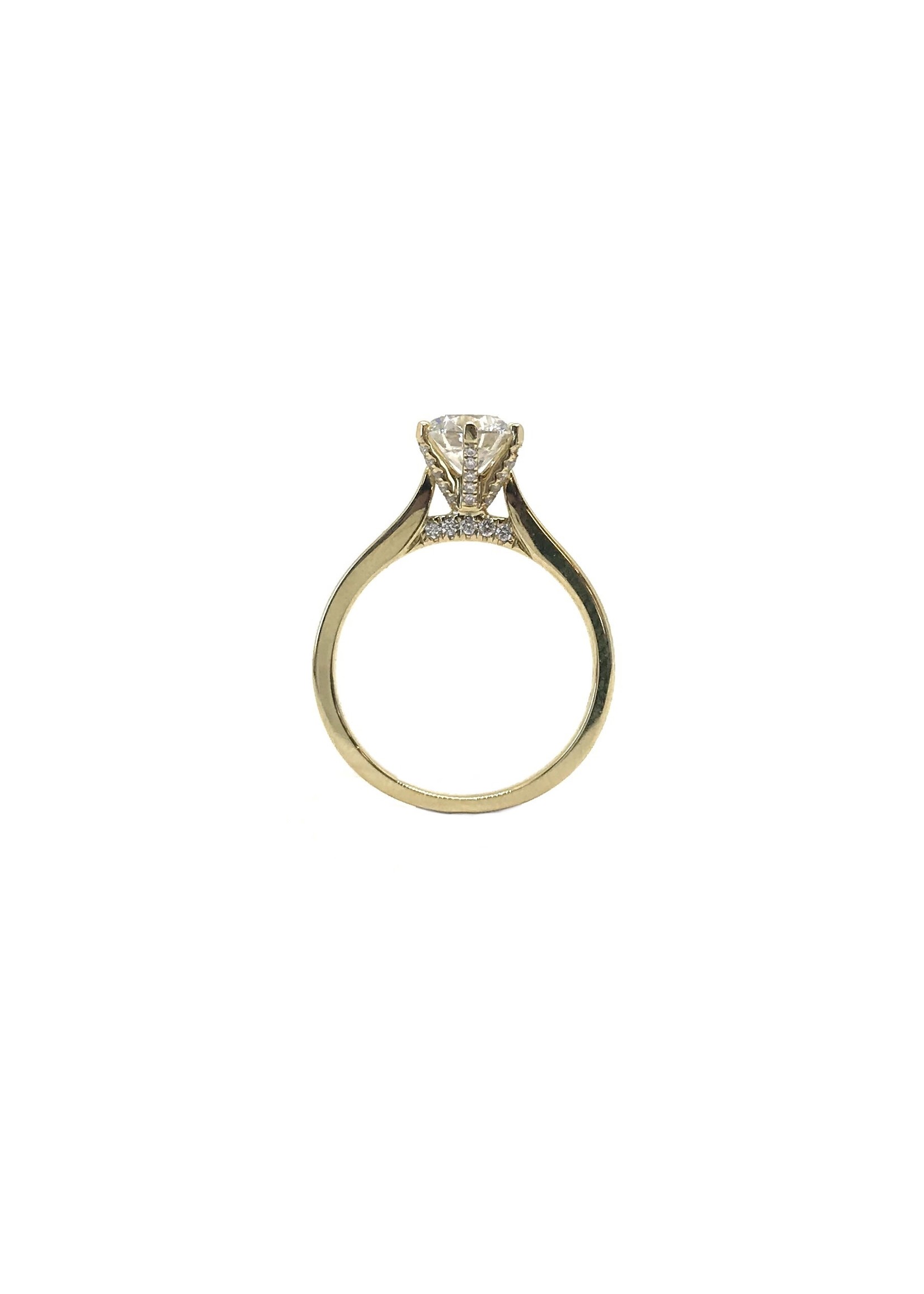 LokÜs Bague solitaire «de rêve» avec diamant Or 18K