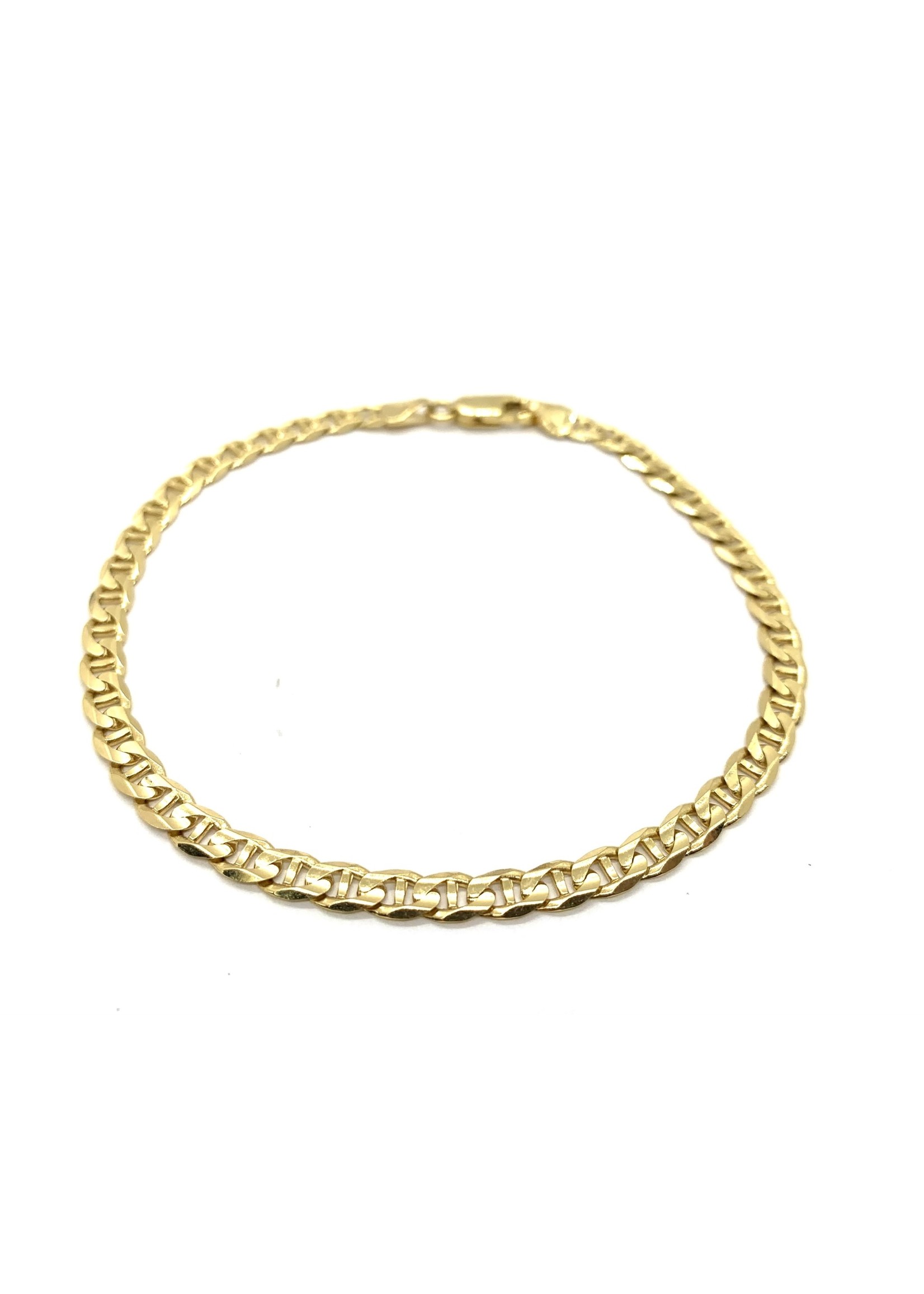 PARÉ Bracelet marine plat Or 10K