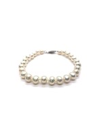 PARÉ Bracelet perles d'eau douce Or blanc 14K