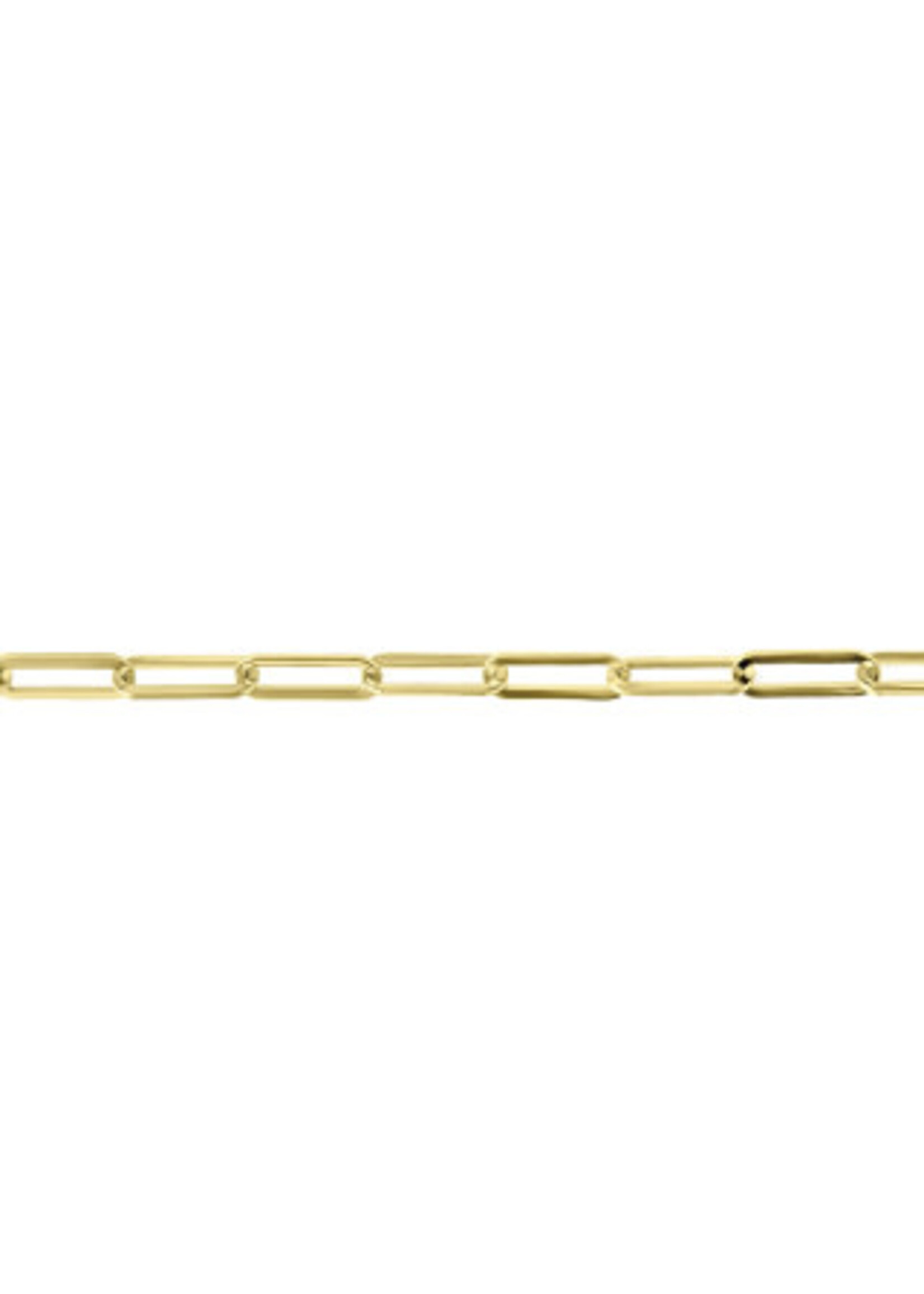 Bracelet mini paper clip Or 10K