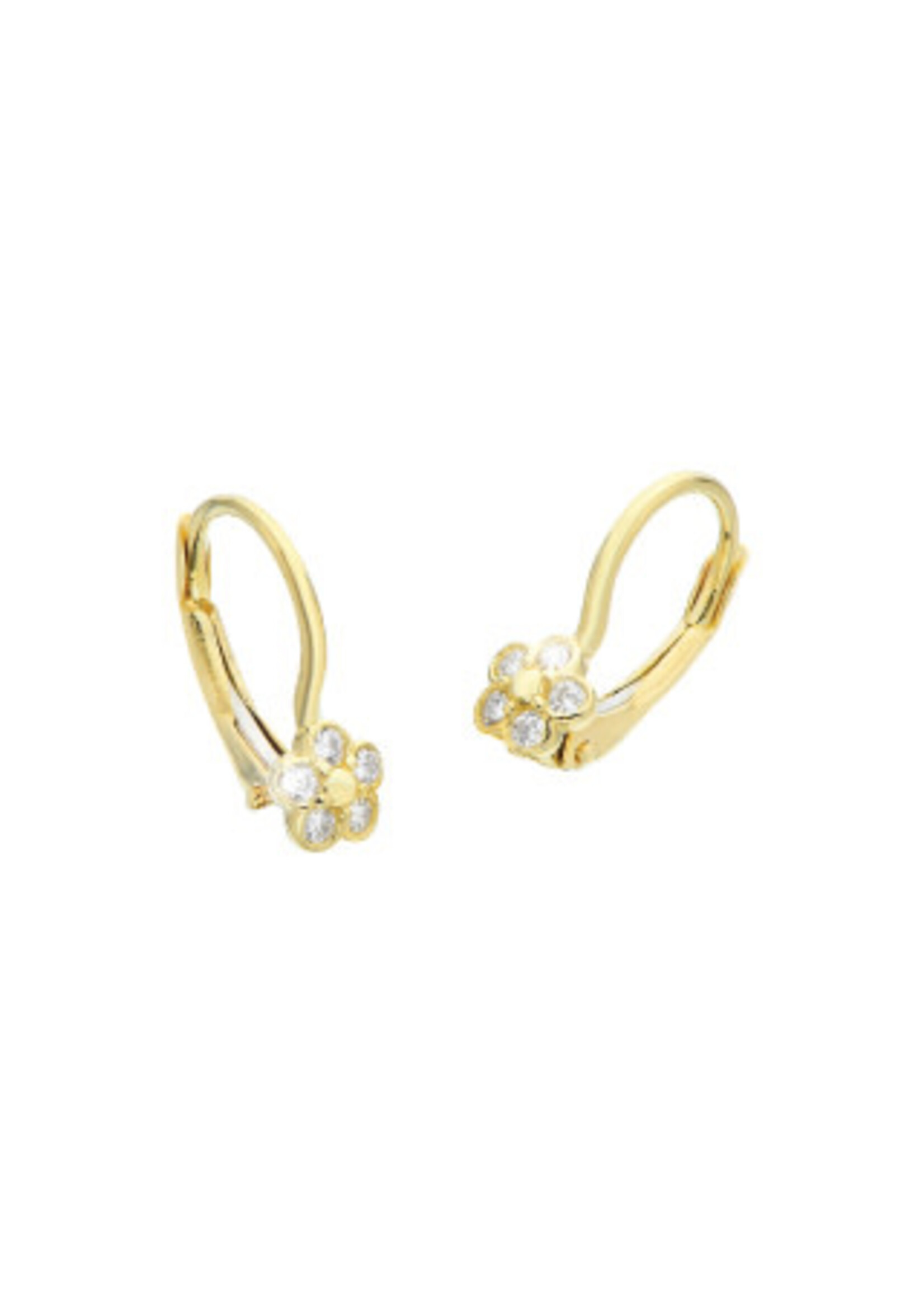 Boucles d’oreilles fleurs Or 10K LG40-1