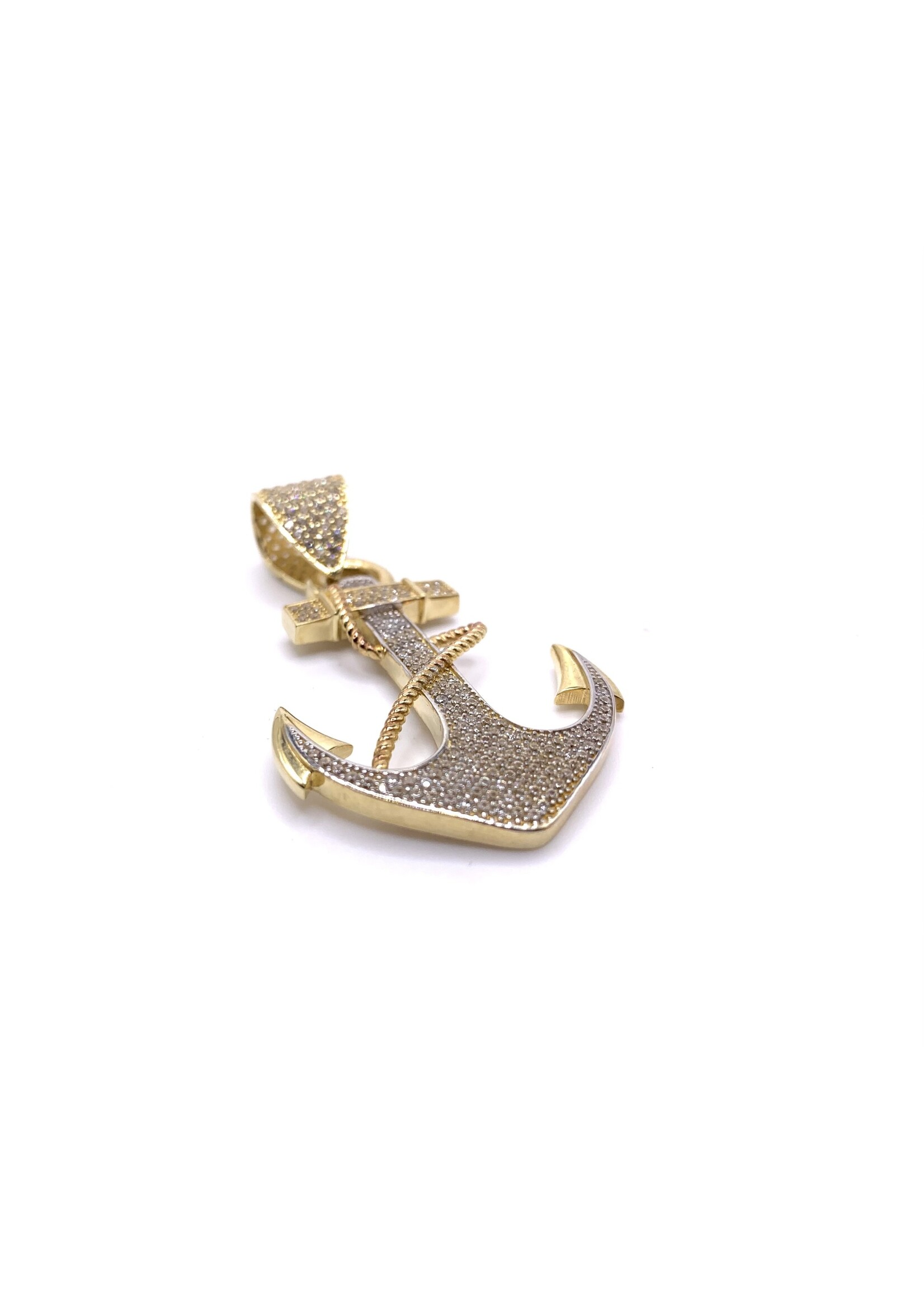 Pendentif Ancre de bateau Or 10K