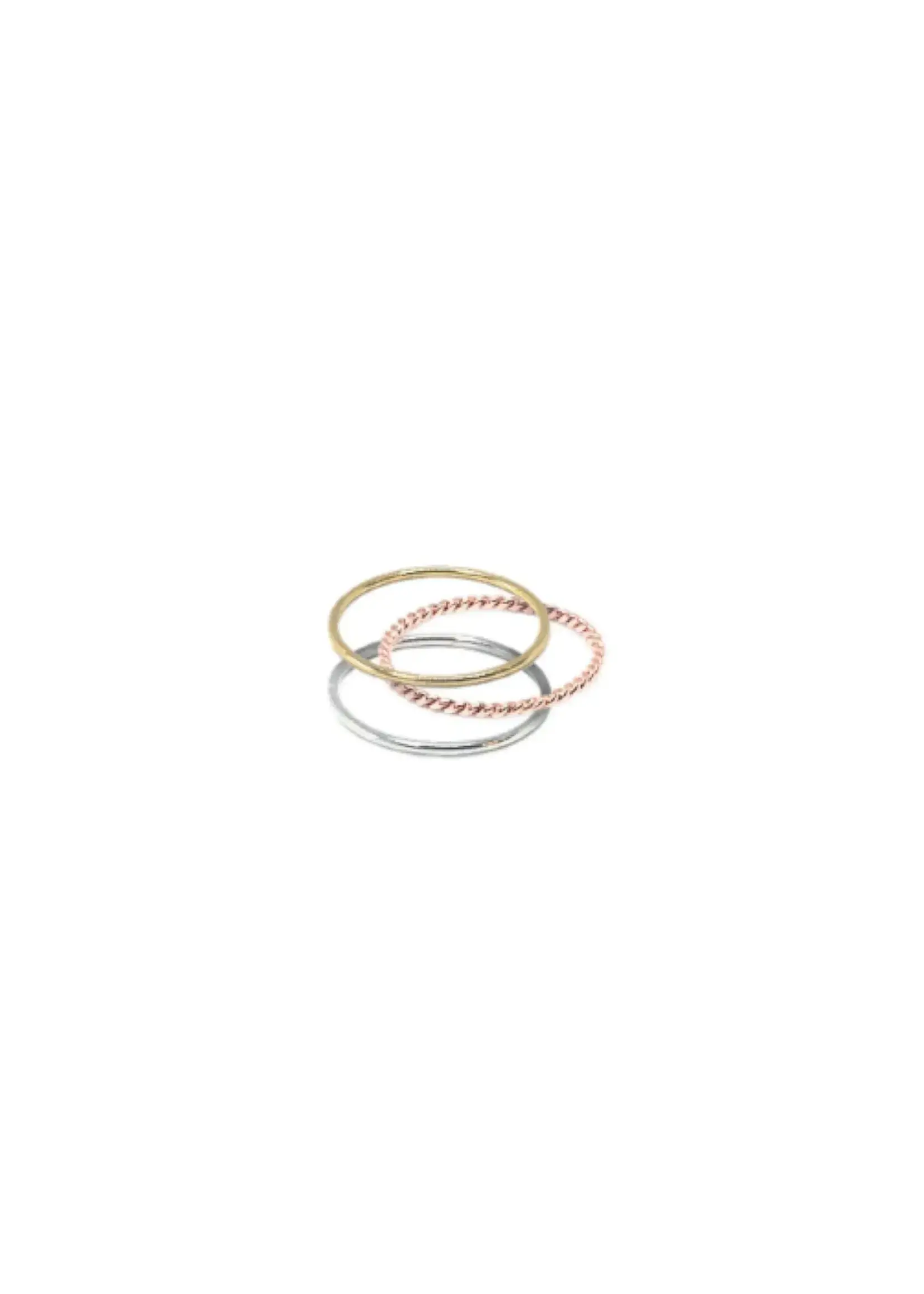 PARÉ Jonc fin "Stackable ring" Or 10K