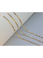 Chaîne mini paper clip Or 10K