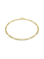 PARÉ Bracelet figaro stainless steel doré