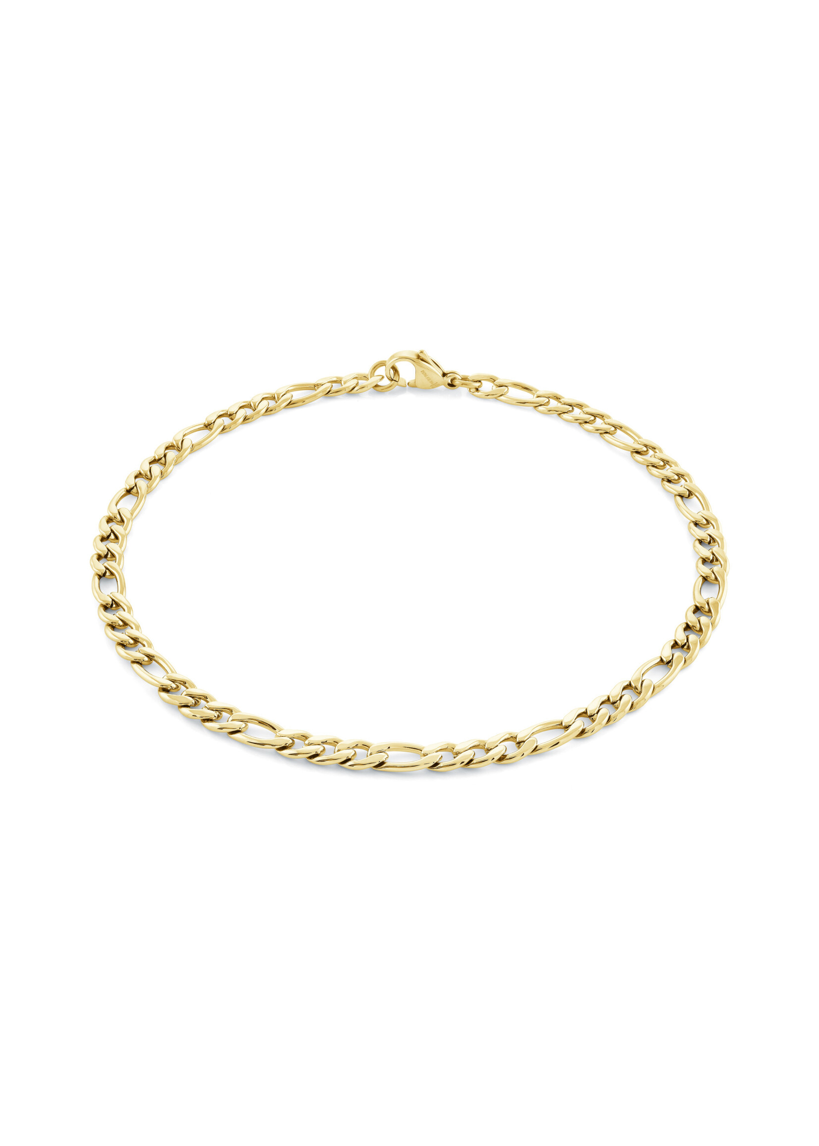PARÉ Bracelet figaro stainless steel doré