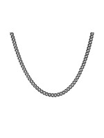 PARÉ Chaîne gourmette stainless steel noir