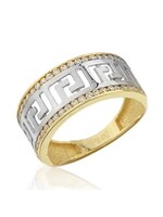PARÉ Bague jonc Versace Or 10K 2 tons