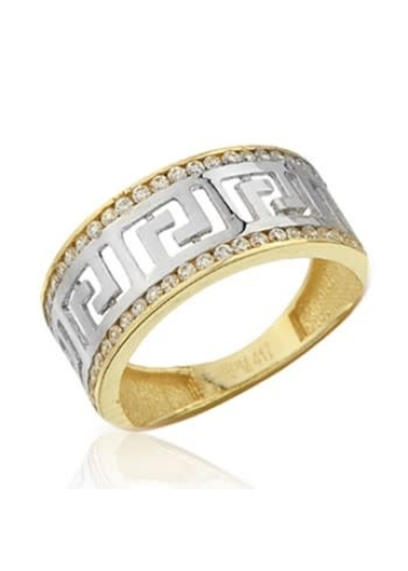 PARÉ Bague jonc Versace Or 10K 2 tons