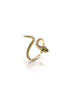 PARÉ Bague Serpent Or 10K