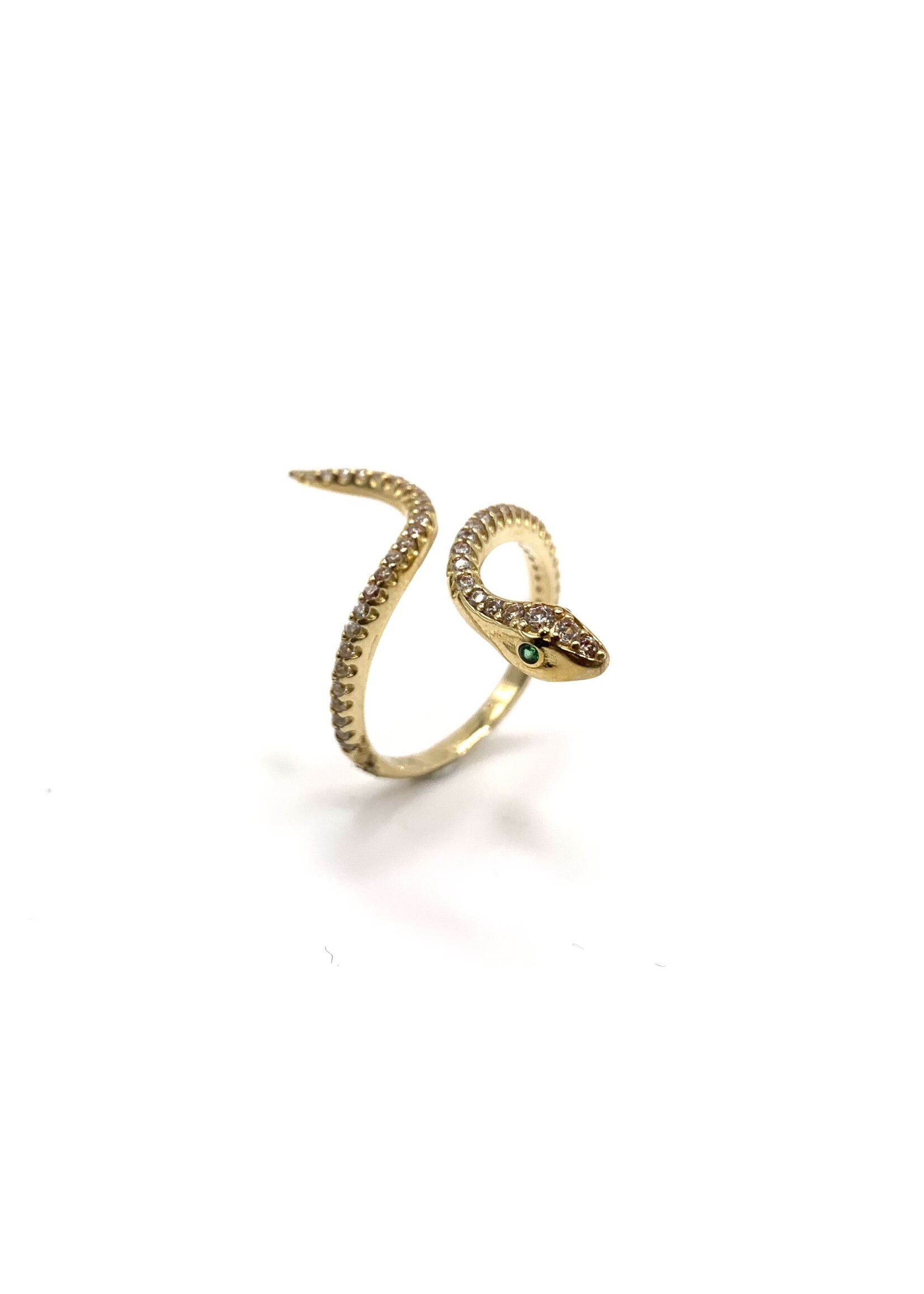 PARÉ Bague Serpent Or 10K