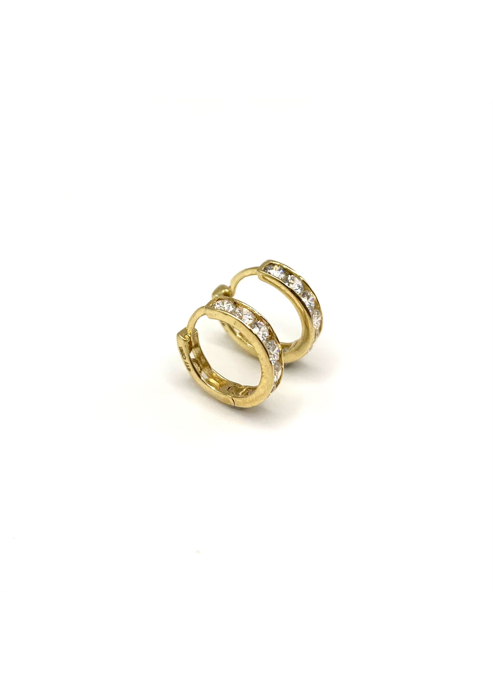 PARÉ Boucles d'oreilles Huggies pour enfant ou femme Or 10K