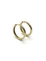 PARÉ Boucles d'oreilles Huggies unisexe polish  Or 10K