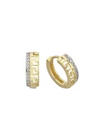 PARÉ Boucles d'oreille Huggies Versace Or 10K 2tons