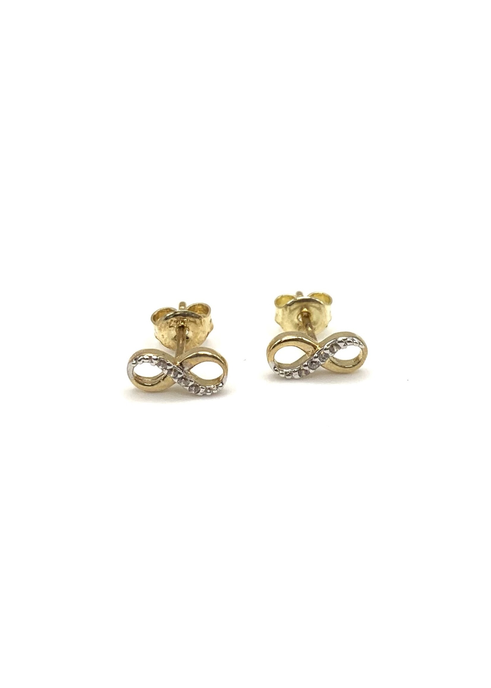 PARÉ Boucles d'oreilles Stud infini Or 10K