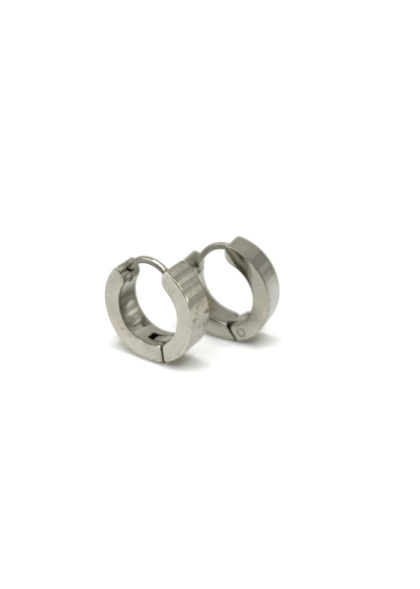 PARÉ Boucles d'oreilles Huggies  stainless steel