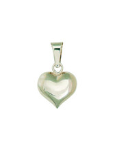 Pendentif Breloque Cœur Et Clé En Or Jaune 10 Carats Avec Diamants - 0.24 Ct - Neuf